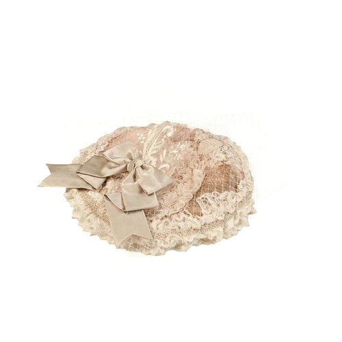 Lolita Vintage Sweet Dark Bow Hair Accessory image 1