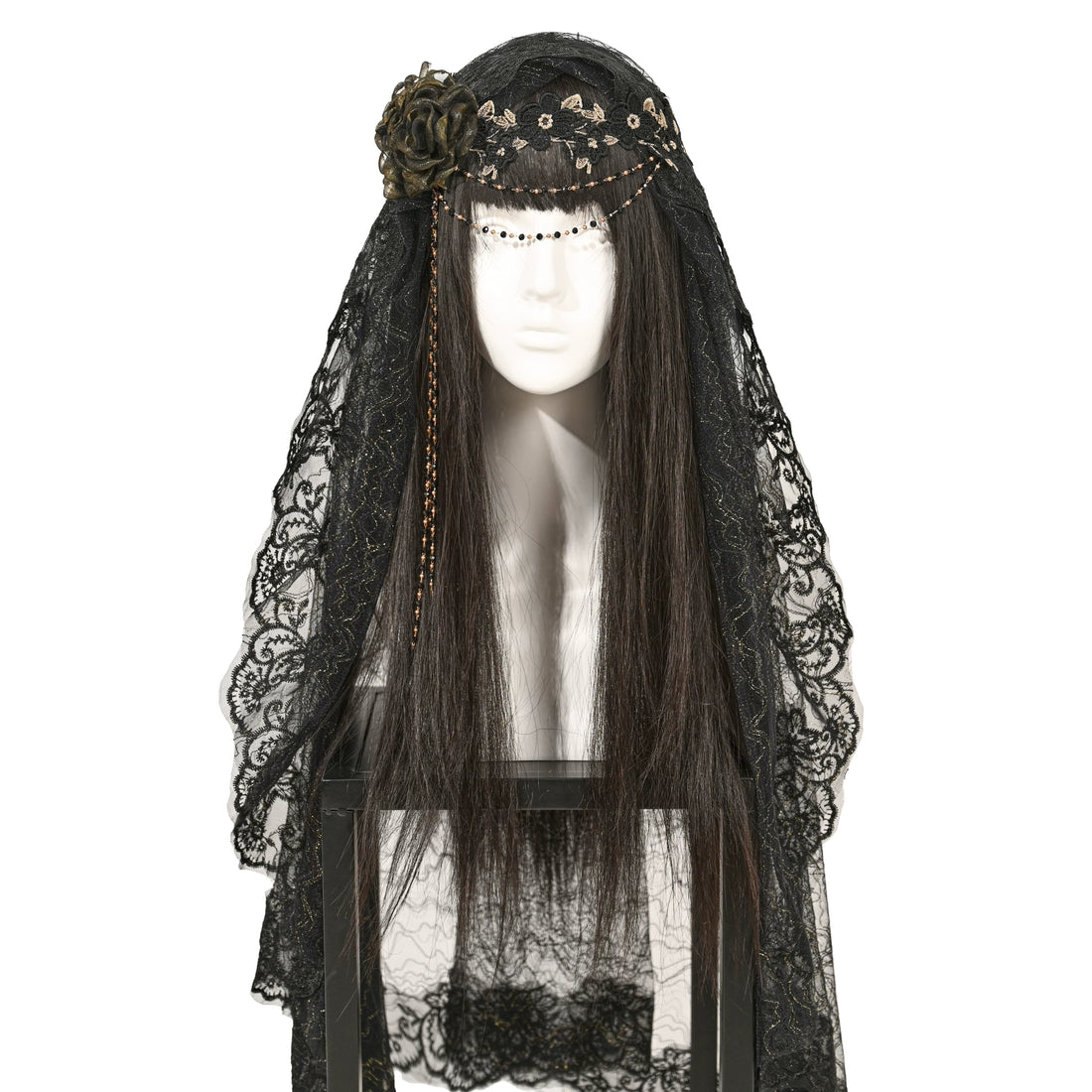 Gothic Lace Hair Accessory