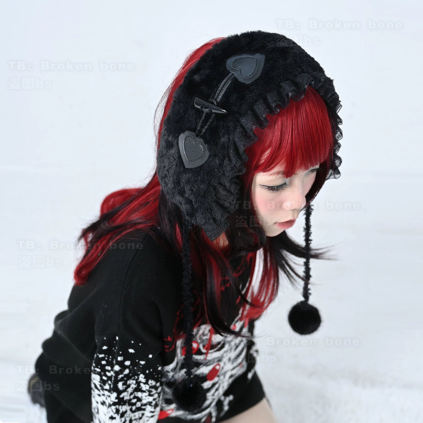 Lace Furry Hair Accessory image 4