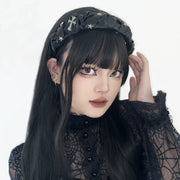 Gothic Sweet Dark Cross Star Headband image 5