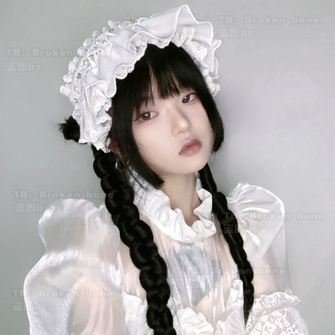 Vintage French Sweet Dark Hair Accessory