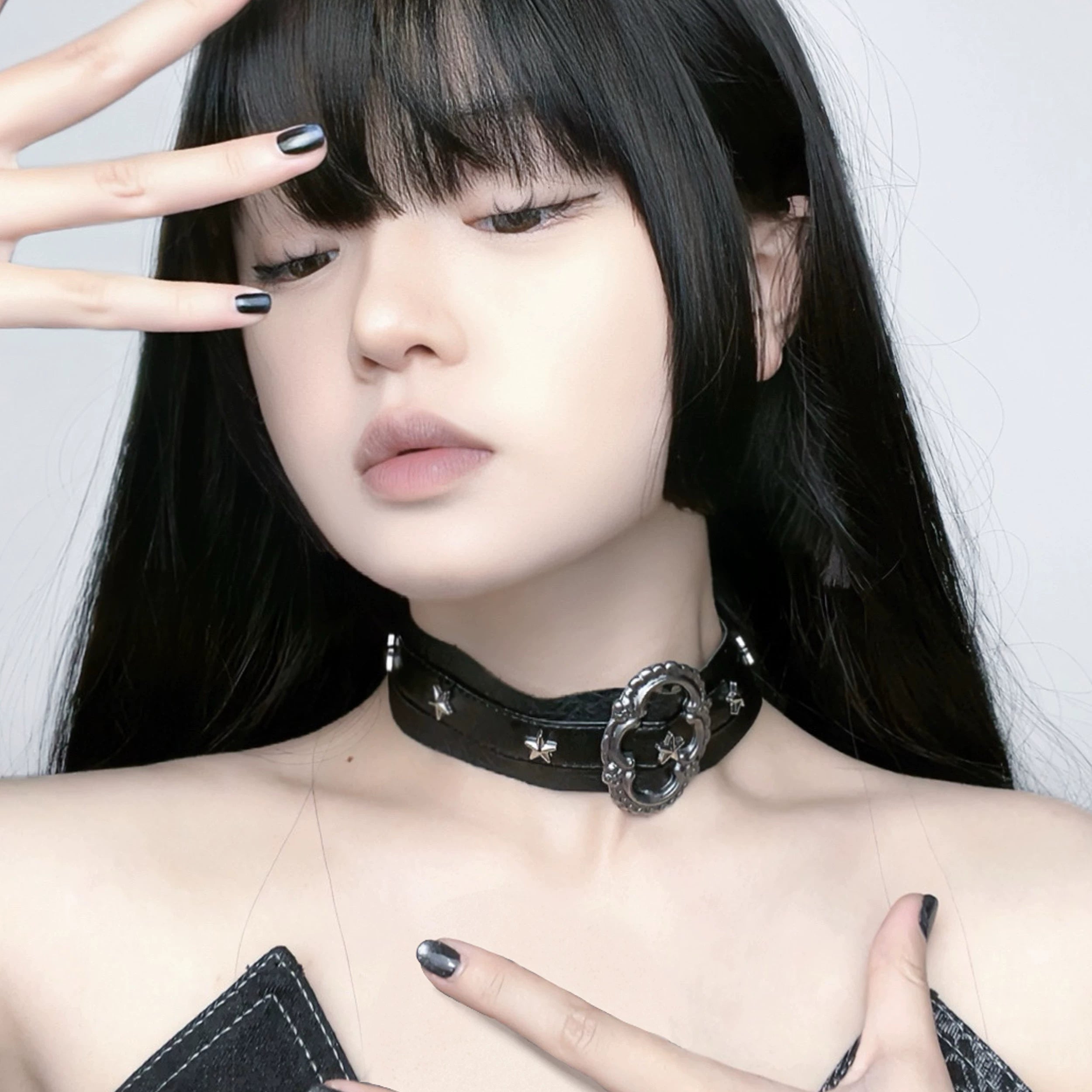 Gothic Punk Vintage Star Choker image 5