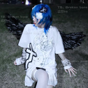 Gothic Punk Harajuku Lace Hair Clip image 3