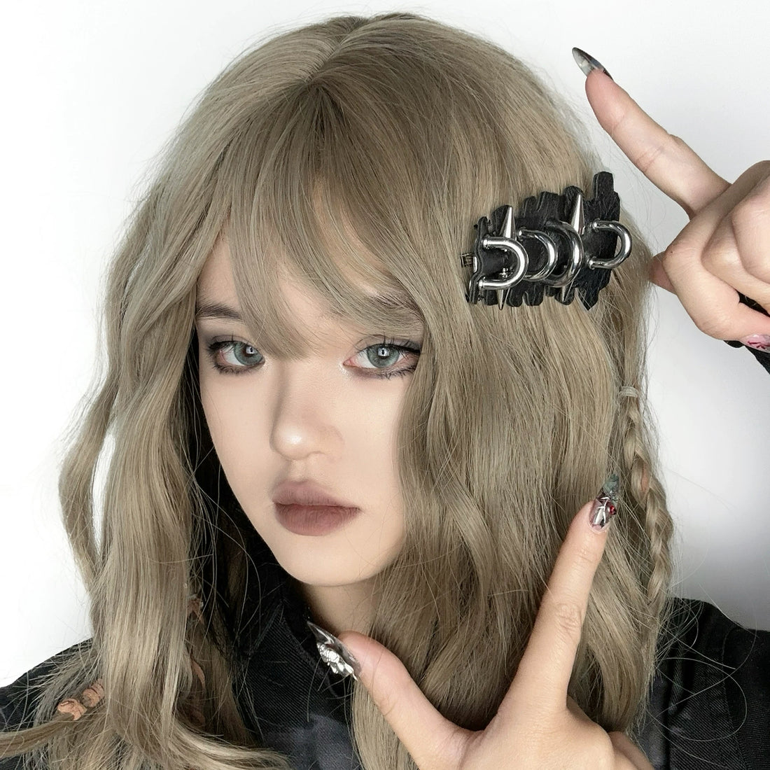 Faux Leather Hair Clip