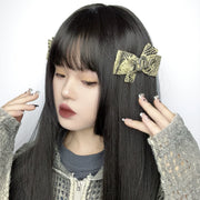 Sweet Dark Bow Snake Hair Accessory image 5
