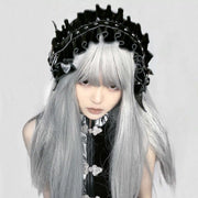 Gothic Punk Bow Faux Leather Hair Accessory image 5