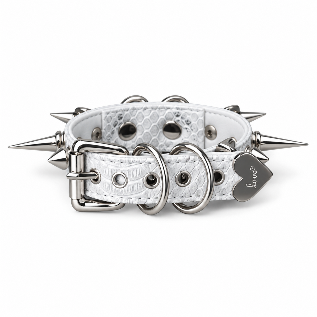 Spiked Snake-Embossed Punk Wrist Cuff product image 6