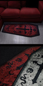 Bloody Mary Gothic Coffin Runner Rug product image 6
