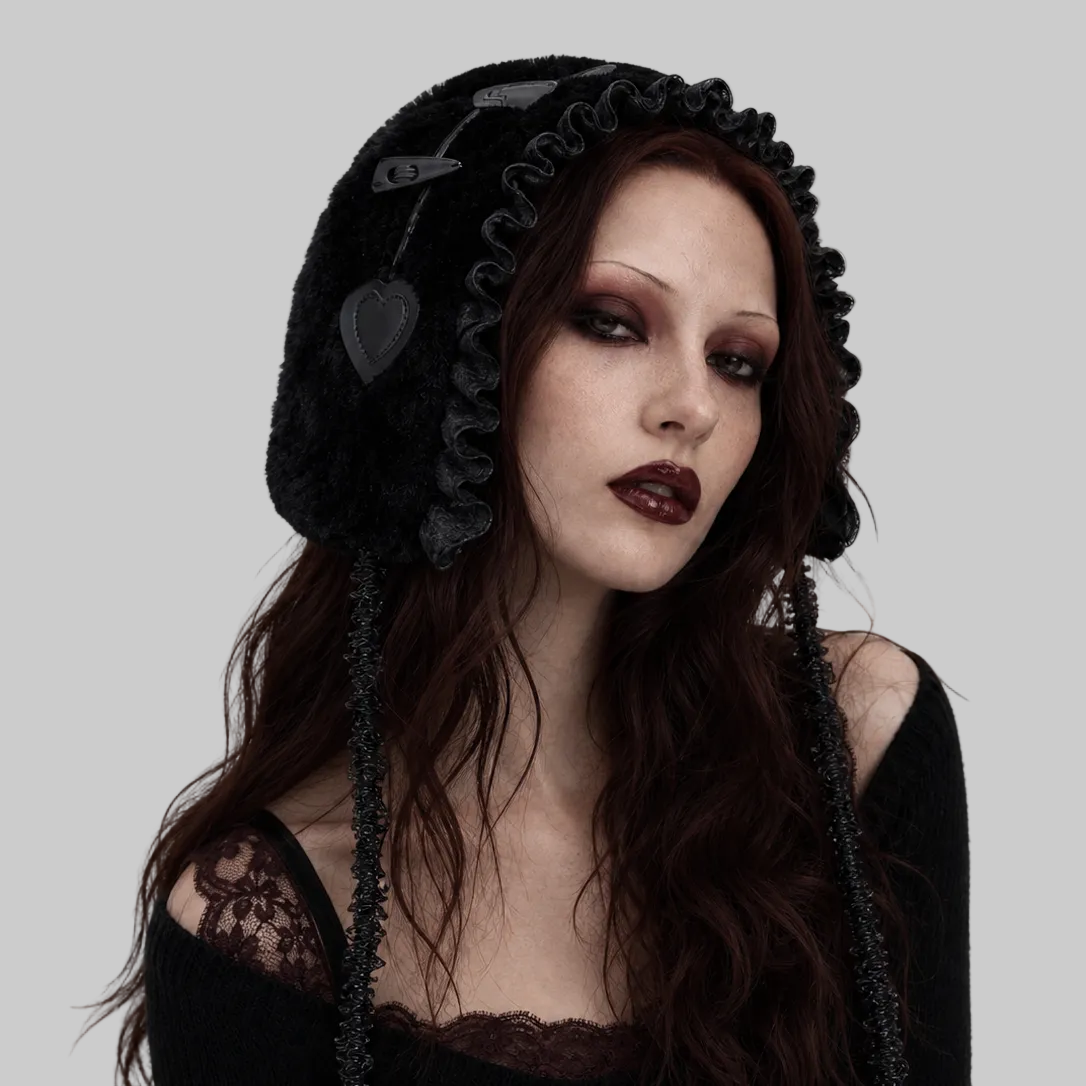 White Lace Plush Hat product image 3