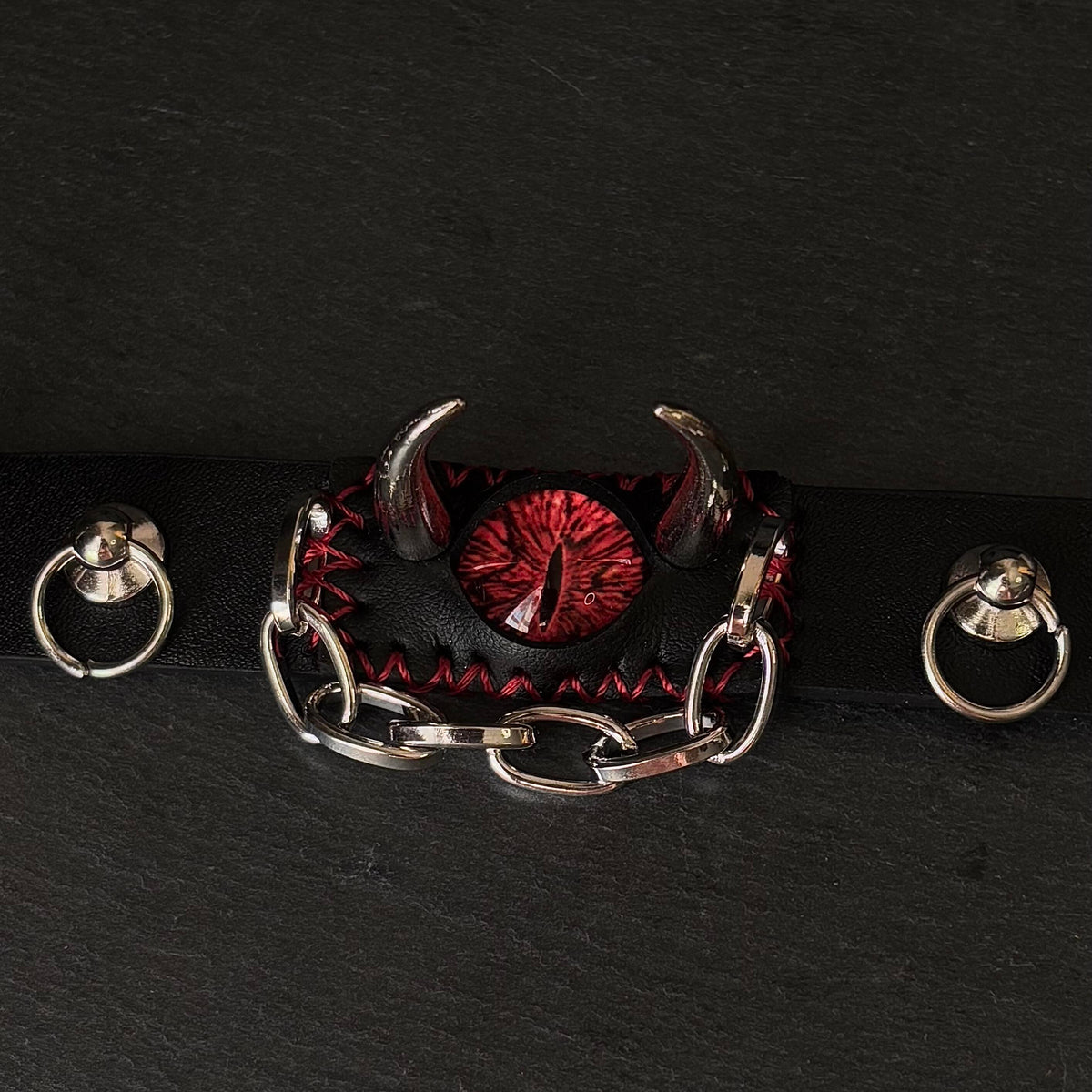 Demon Eye Chain Spike Gothic Choker product image 5