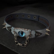 Demon Eye Chain Spike Gothic Choker product image 4