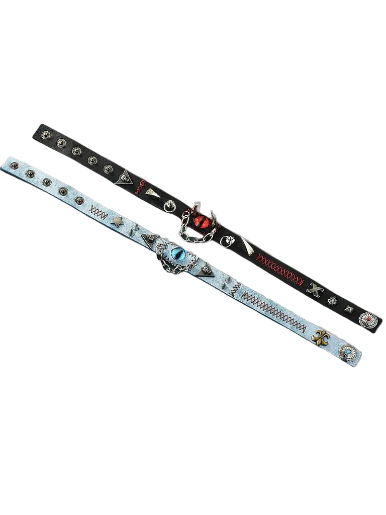 Demon Eye Chain Spike Gothic Choker product image 7