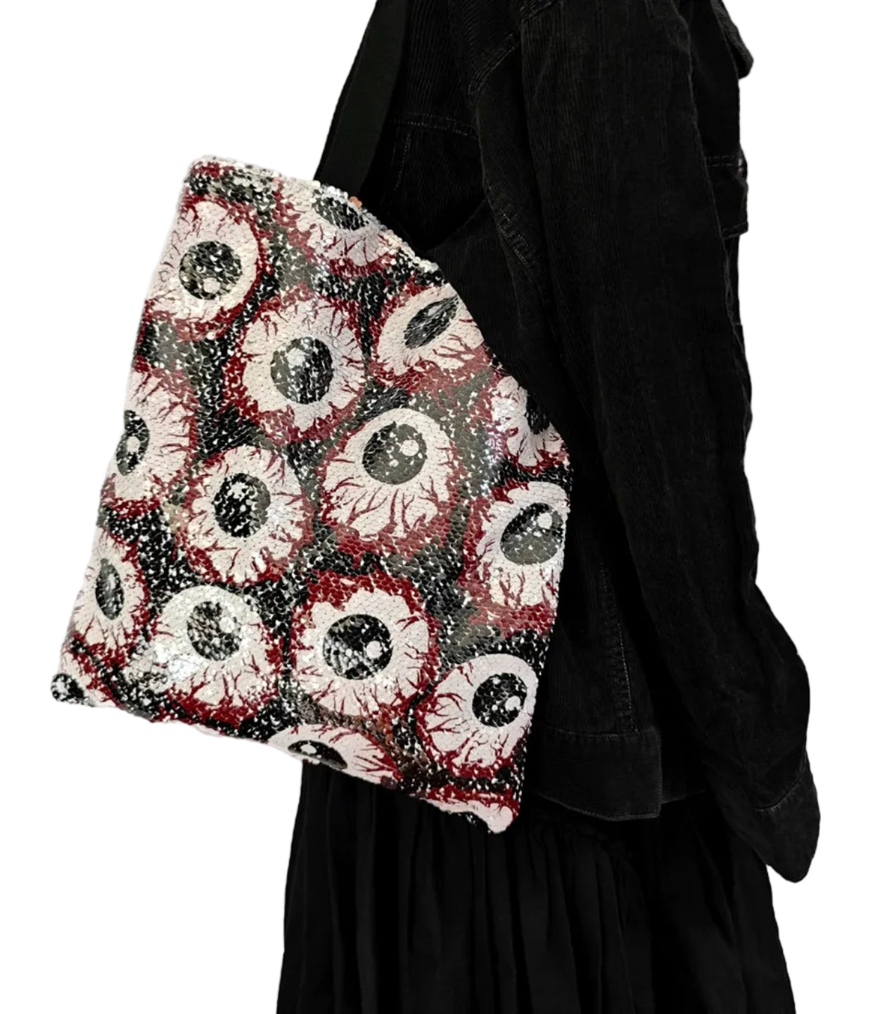 Surreal Eyeball Gothic Tote Bag product image 3