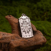 guadalupe double sided pendant image 3
