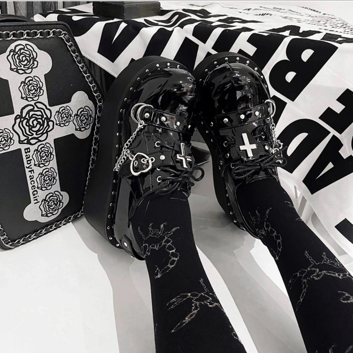 Holy Light Knight Gothic Platform Shoes product image 4