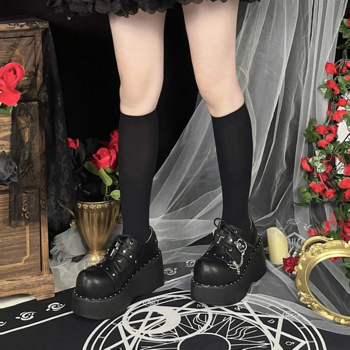 Holy Light Knight Gothic Platform Shoes product image 7