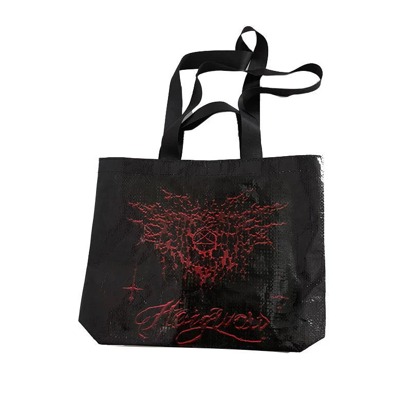 Metal Record Woven Shopping Tote product image 1