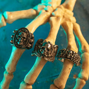Inferno Skull-Cast Gothic Ring product image 5