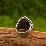 Templar Ruby Cross Signet Ring product image 2