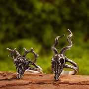 Deer Skull Gothic Ring product image 1