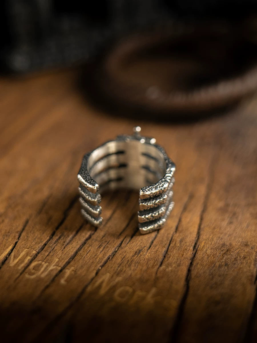 Hell Armor Ribcage Skull Ring product image 5