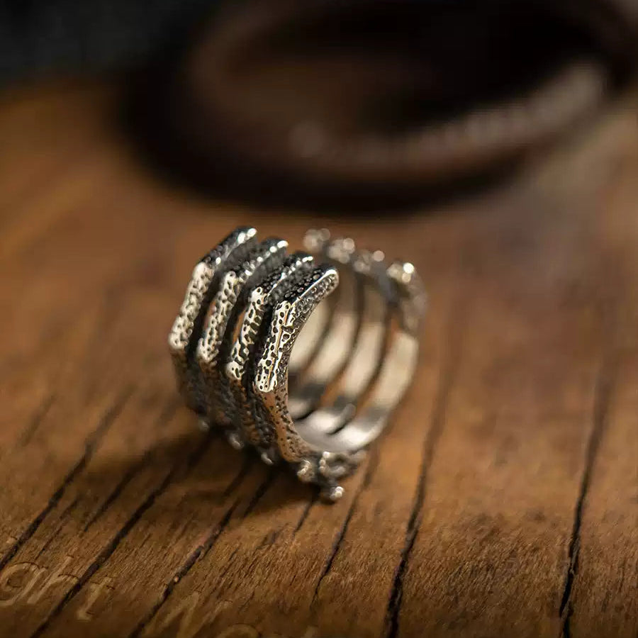 Hell Armor Ribcage Skull Ring product image 3