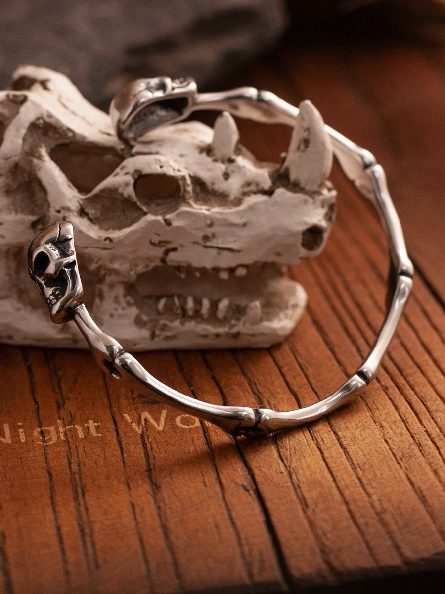 Twin Killers Skull Bone Cuff Bracelet product image 3