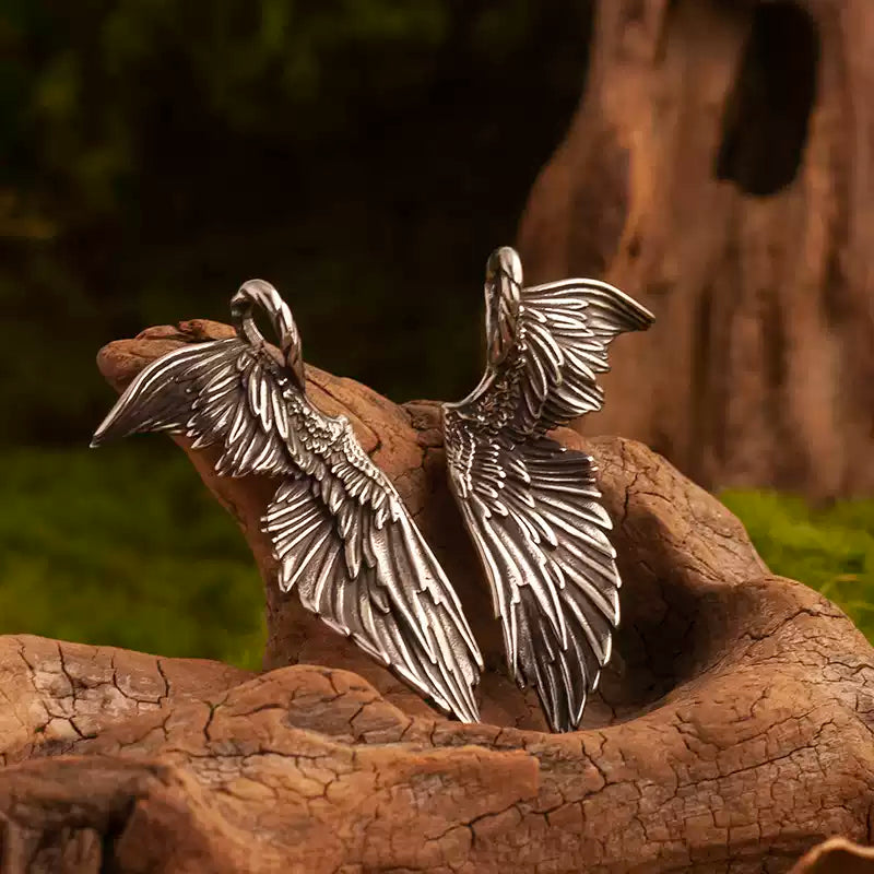 Sacred Love Angel Wing Pendant Necklace product image 1