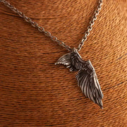 Sacred Love Angel Wing Pendant Necklace product image 3