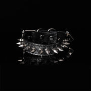 Spiked Snake-Embossed Punk Wrist Cuff product image 2