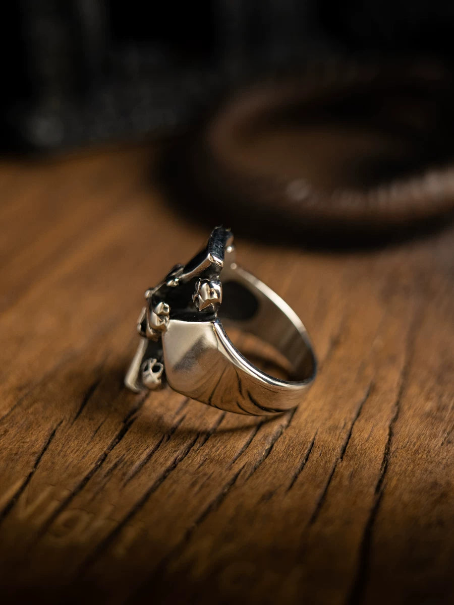 Medieval Cross Knight Signet Ring product image 3