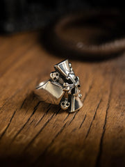 Medieval Cross Knight Signet Ring product image 4