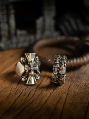 Medieval Cross Knight Signet Ring product image 7