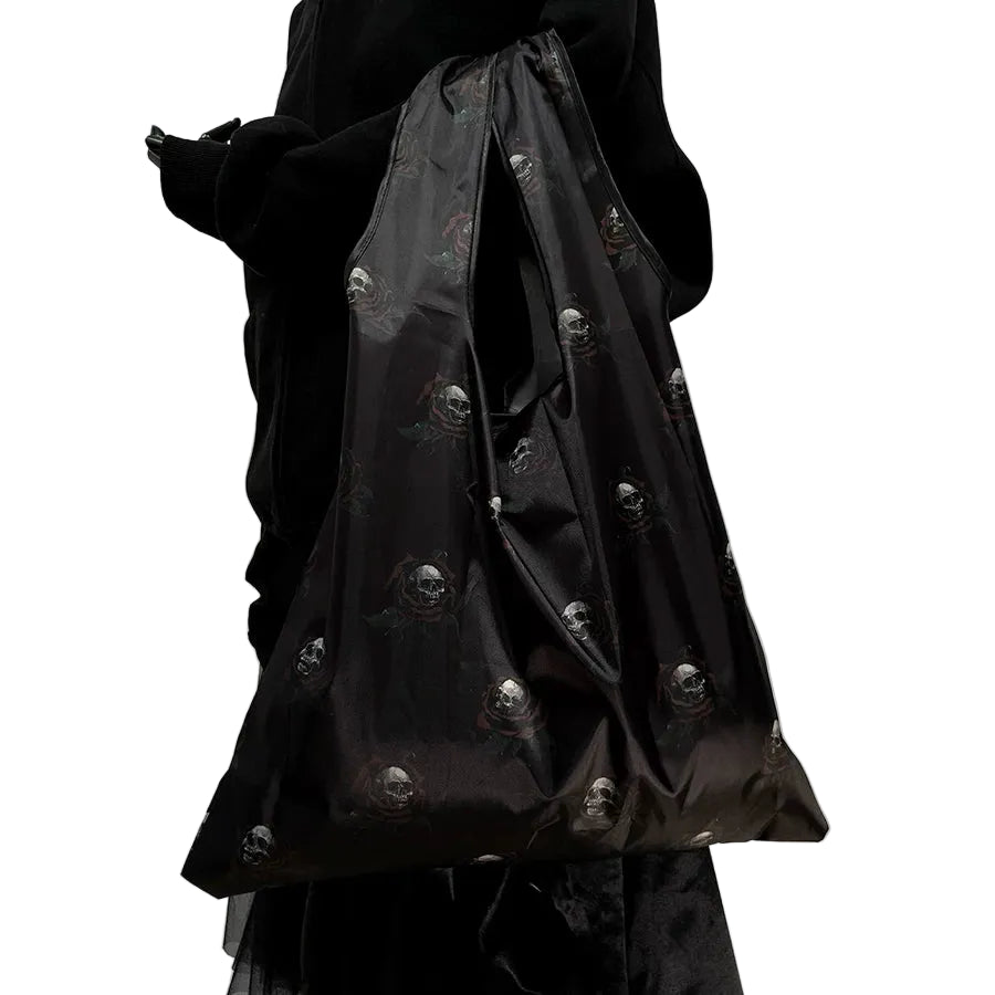 Rose Skull Gothic Tote Bag product image 2