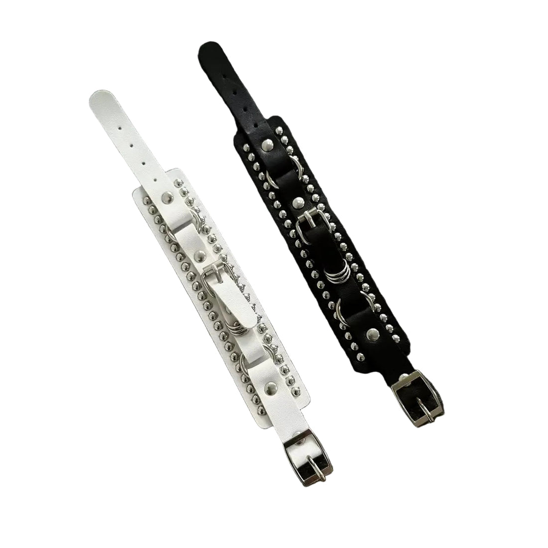 studded buckle wrist cuff image 1